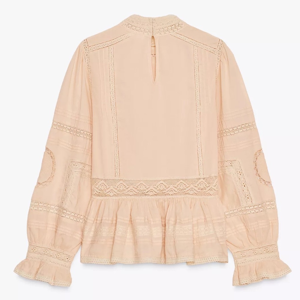 ZW COLLECTION EMBROIDERED ROMANTIC SHIRT - Picture 8 of 12